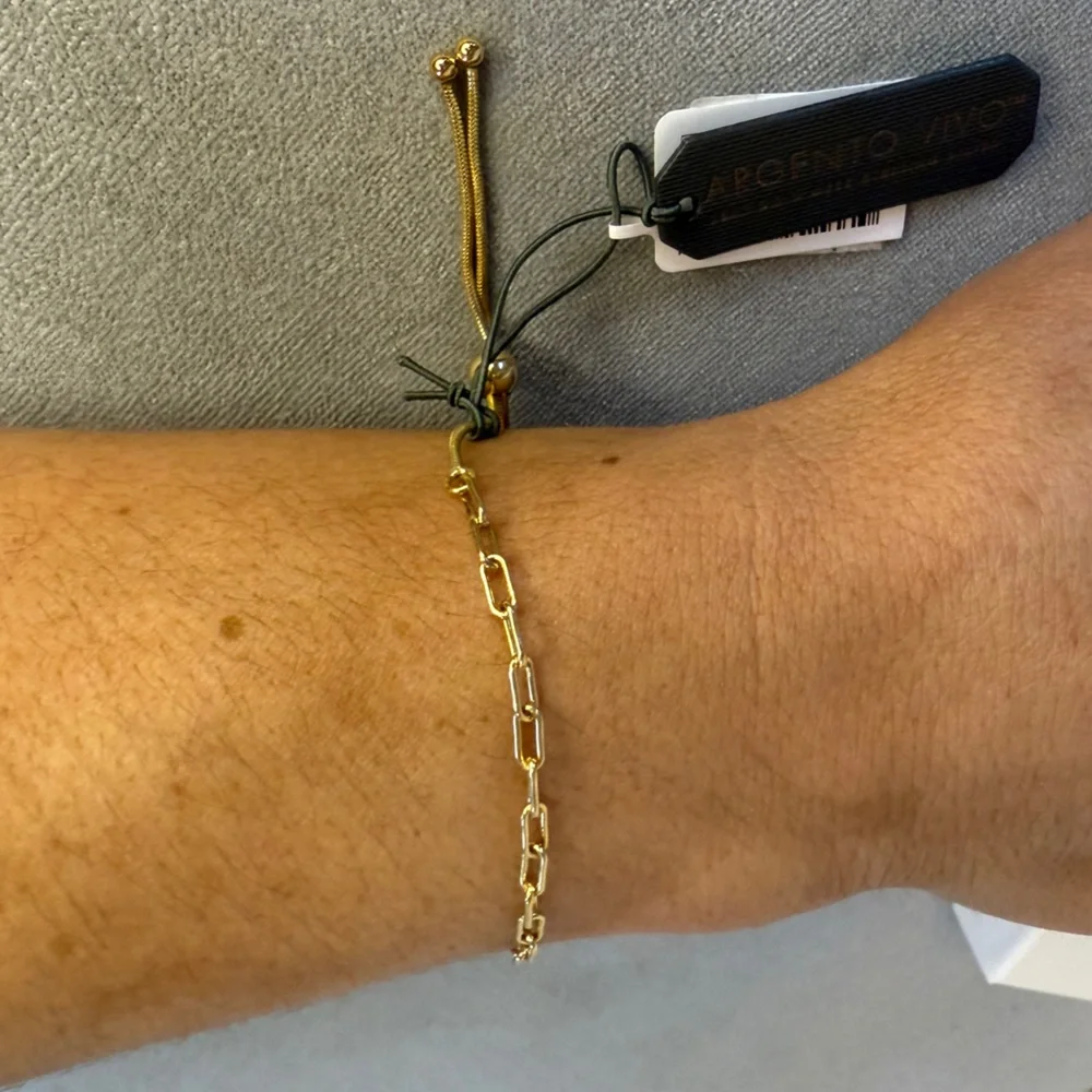 Argento Vivo Gold Adjustable Bracelet - Picture 14 of 16